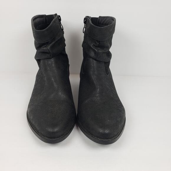 Torrid Western Slouch Womens Size 9 W Wide Black Ankle Heeled Bootie Shoes 11889 - Picture 5 of 12